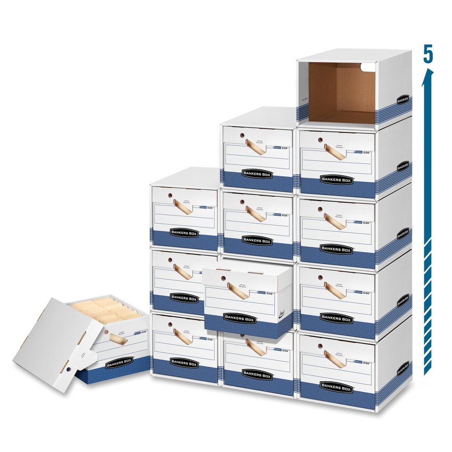 Fellowes, Inc. Bankers Box 01626 Bankers Box File/Cube File Storage Box Shell