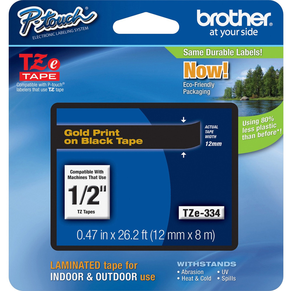 Brother Industries, Ltd Brother TZE334 Brother P-touch TZe Laminated Tape Cartridges