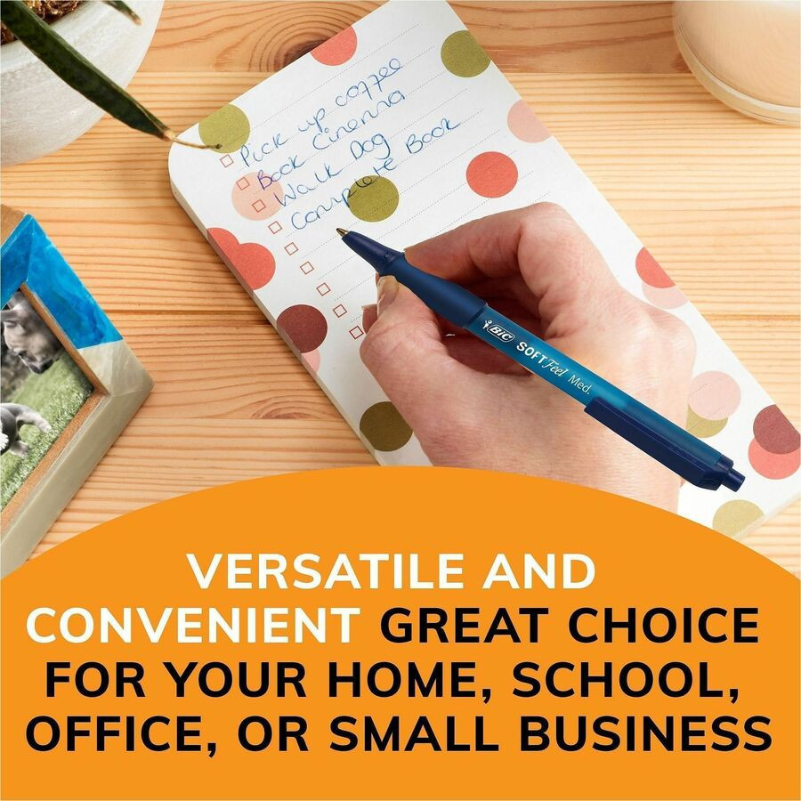 BIC SCSF11-BK BIC SoftFeel Retractable Ball Pens