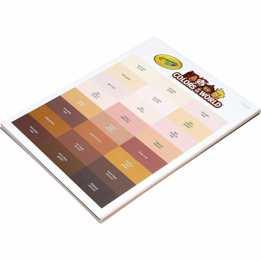 Crayola, LLC Crayola 990091 Crayola Colors of the World Construction Paper