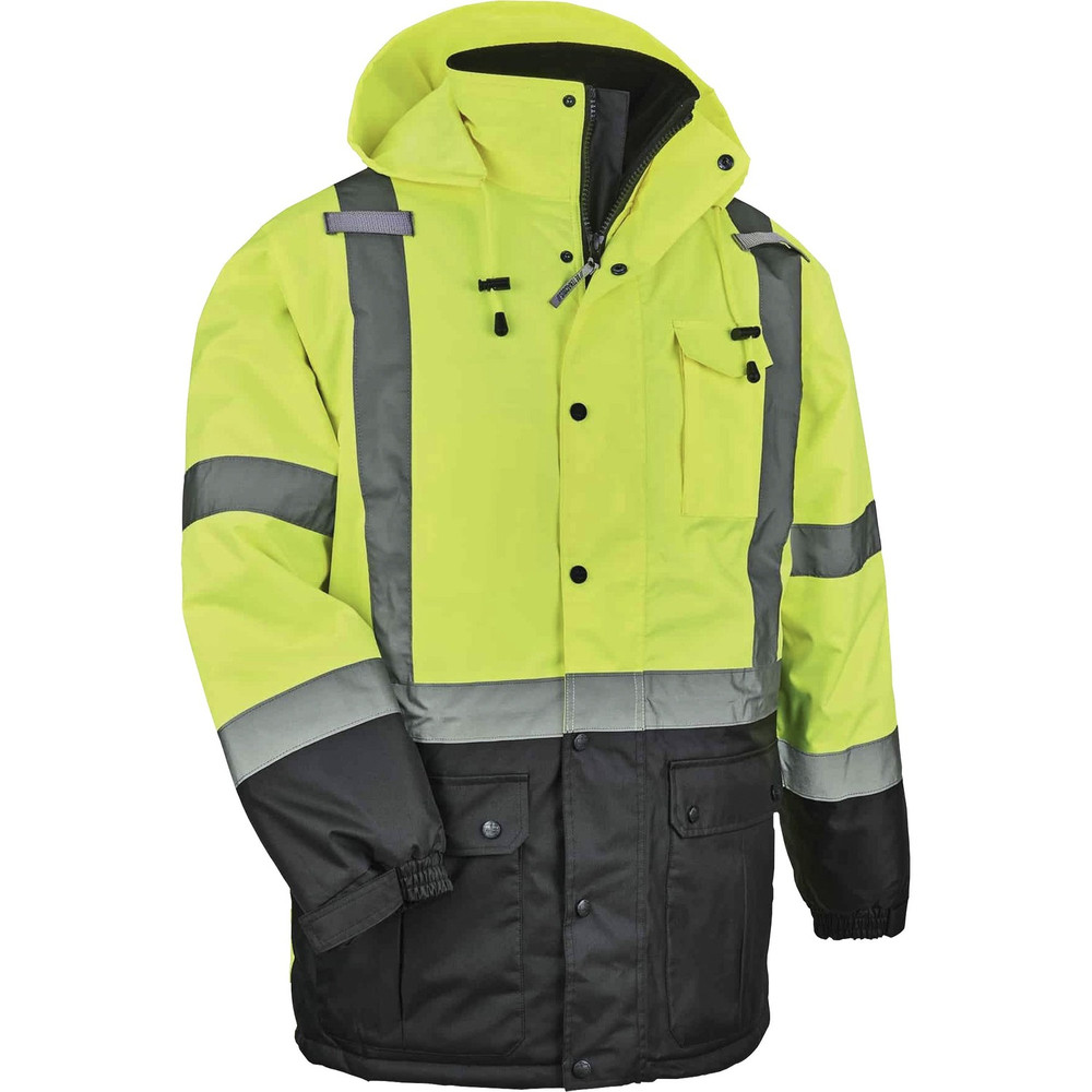 Tenacious Holdings, Inc GloWear 25565 GloWear 8384 Type R Class 3 Hi-Vis Quilted Thermal Parka