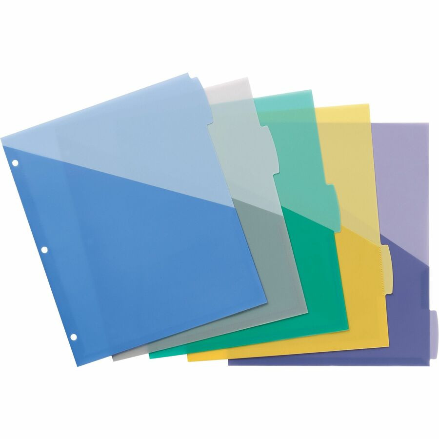 Avery Avery&reg; 16176 Avery&reg; Write & Erase Durable Plastic Dividers w/Pockets, 5-tab, Multicolor
