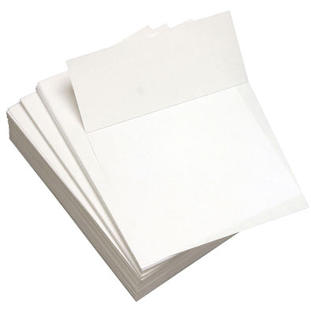 Domtar, Inc Lettermark 8821 Lettermark Punched & Perforated Papers with Perforations 3-2/3" from the Bottom - White