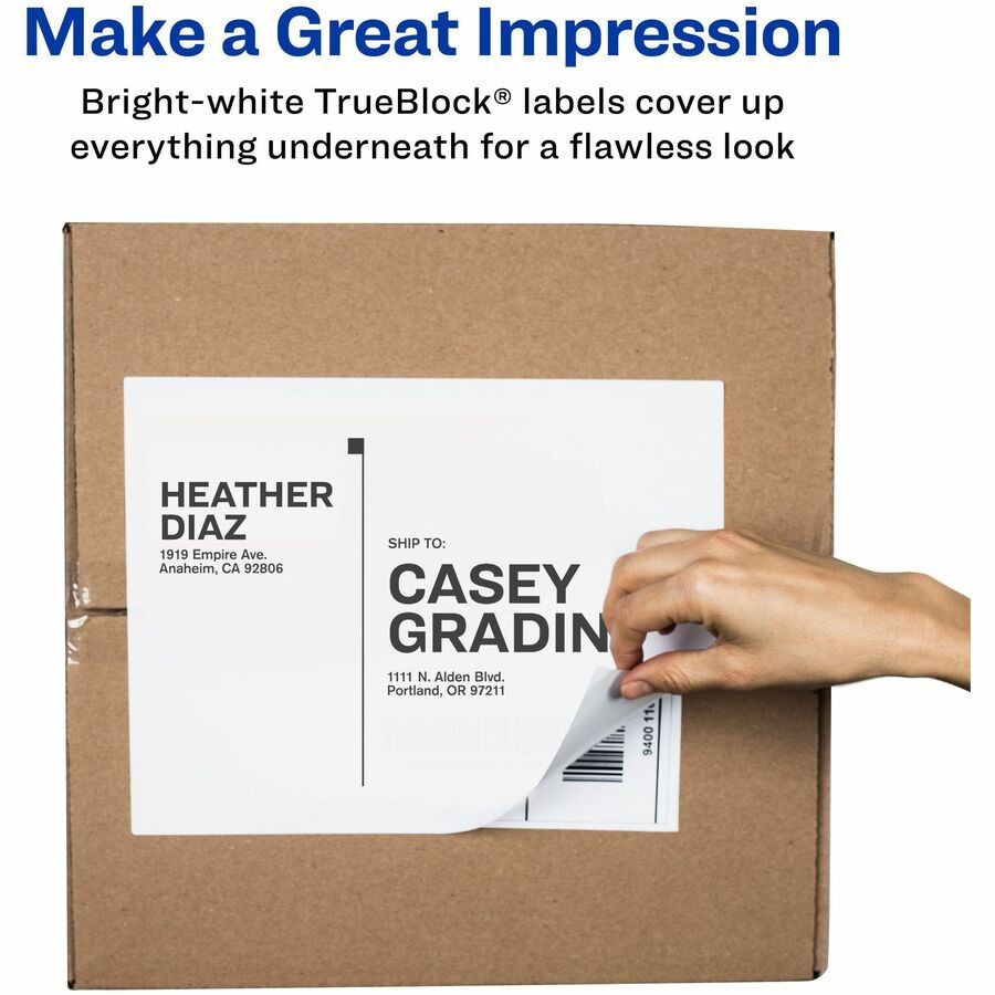 Avery Avery&reg; AVE 5265 Avery&reg; Shipping Labels - TrueBlock
