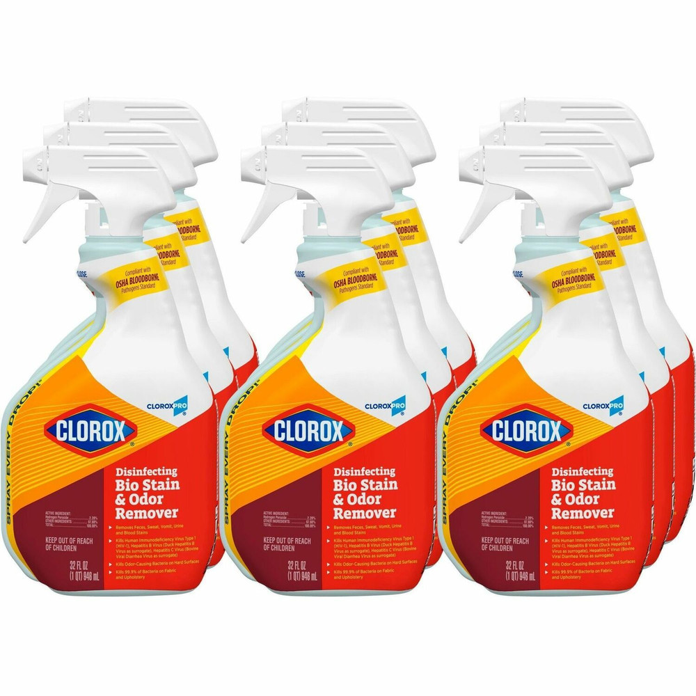 The Clorox Company CloroxPro 31903CT CloroxPro Disinfecting Bio Stain & Odor Remover Spray