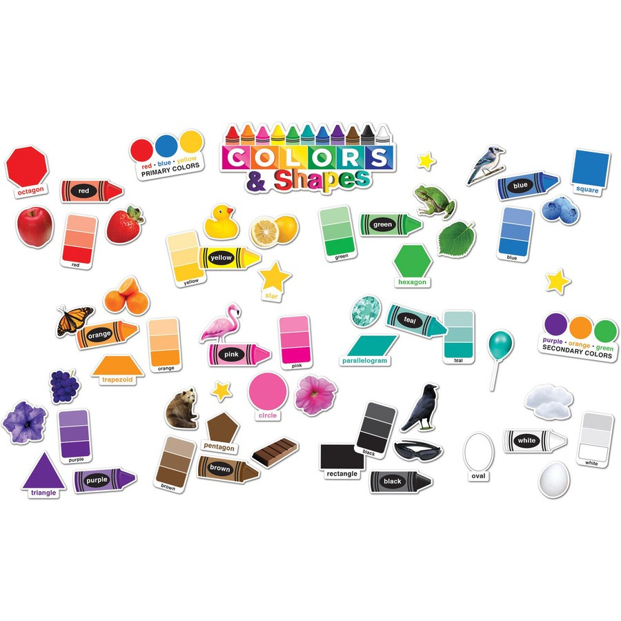 Ashley Productions, Inc Ashley 96012 Ashley Colors & Shapes Bulletin Board Set