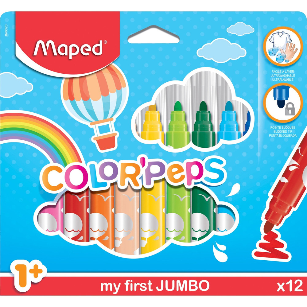 Maped Helix 846020 Helix Color Peps My First Jumbo Markers