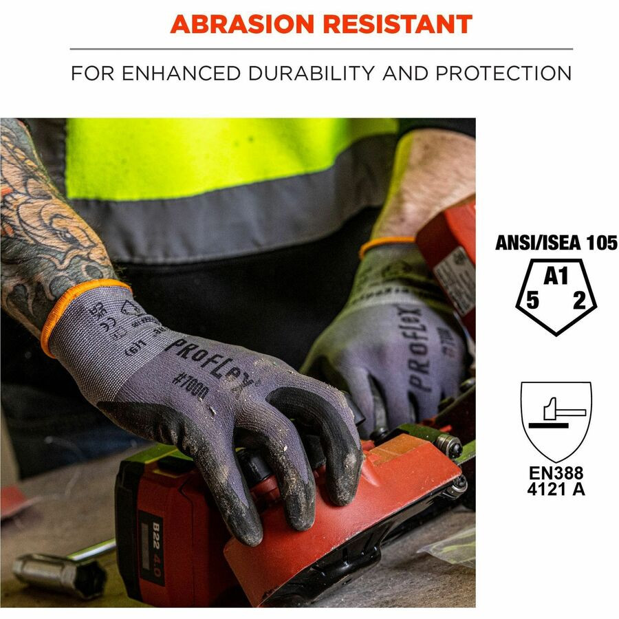 Tenacious Holdings, Inc Ergodyne 10361 Ergodyne ProFlex 7000 Nitrile-Coated Gloves