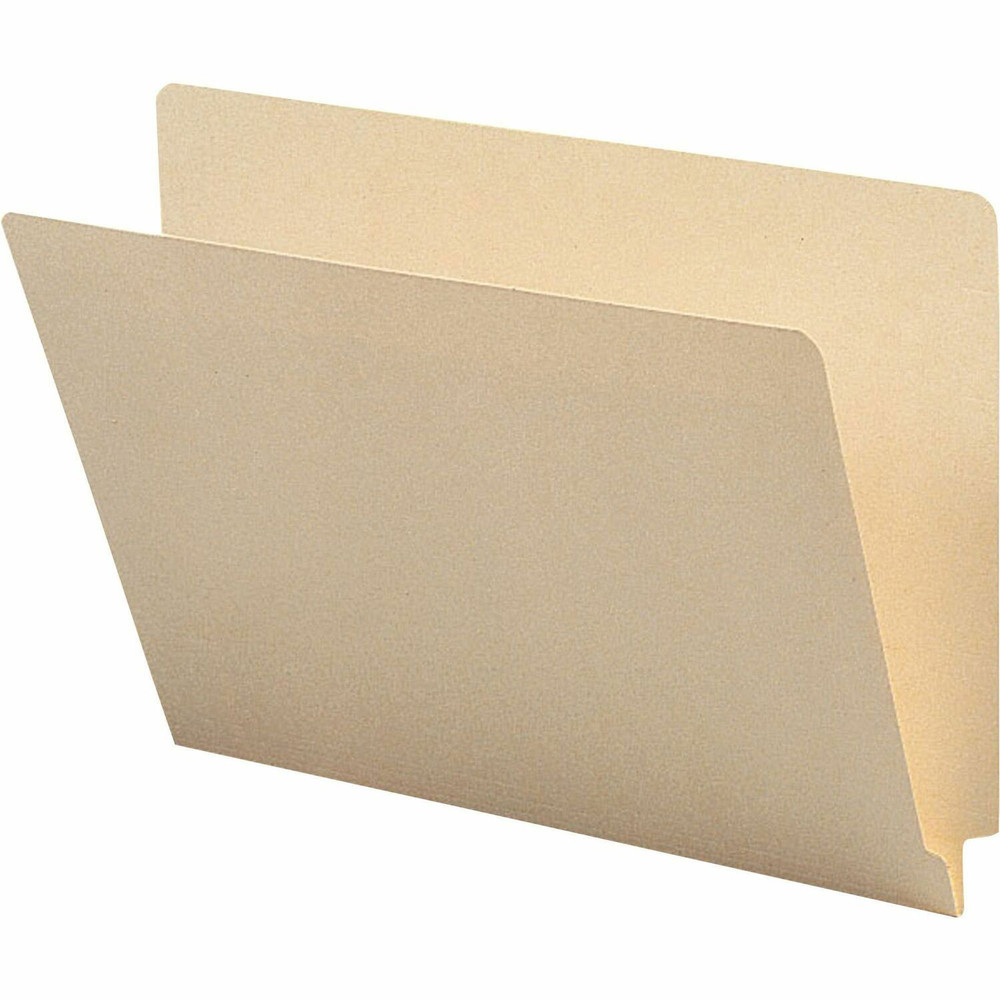 Business Source 17237 Business Source Straight Tab Cut Letter Recycled End Tab File Folder