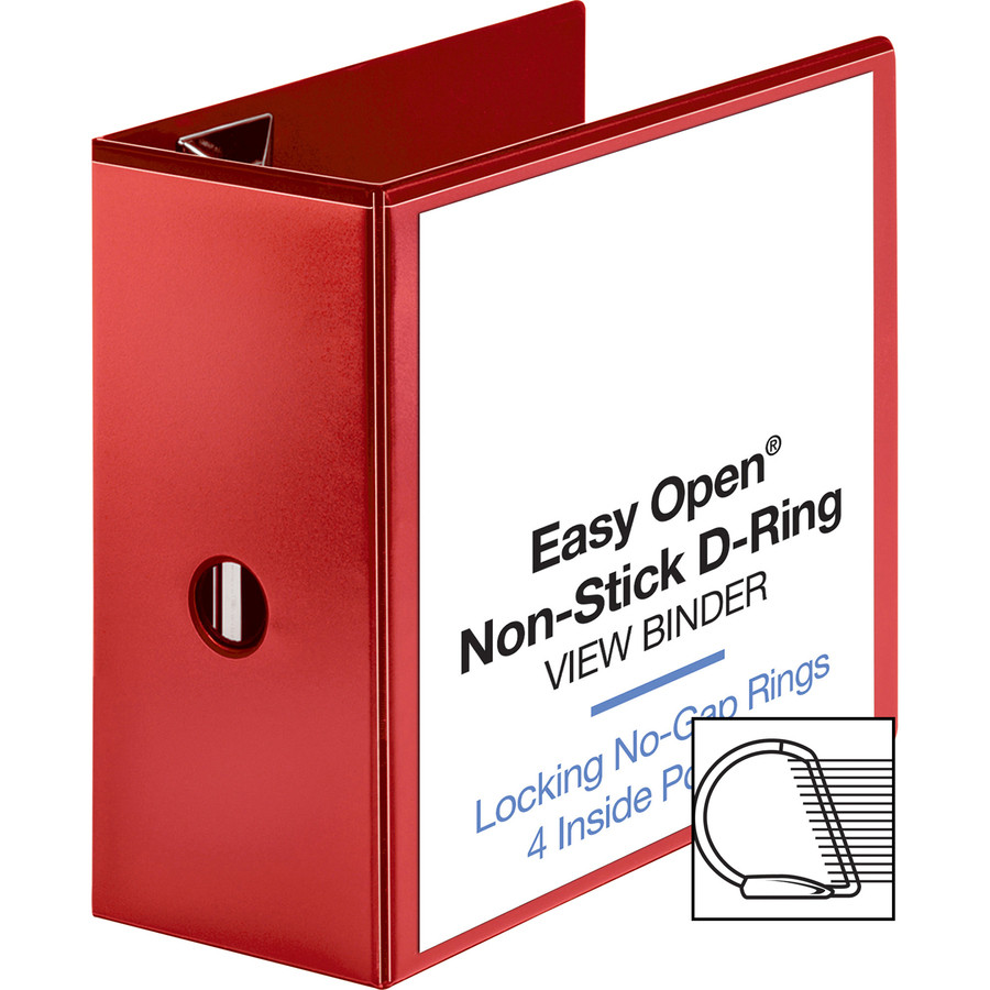 Business Source 26984 Business Source Red D-ring Binder