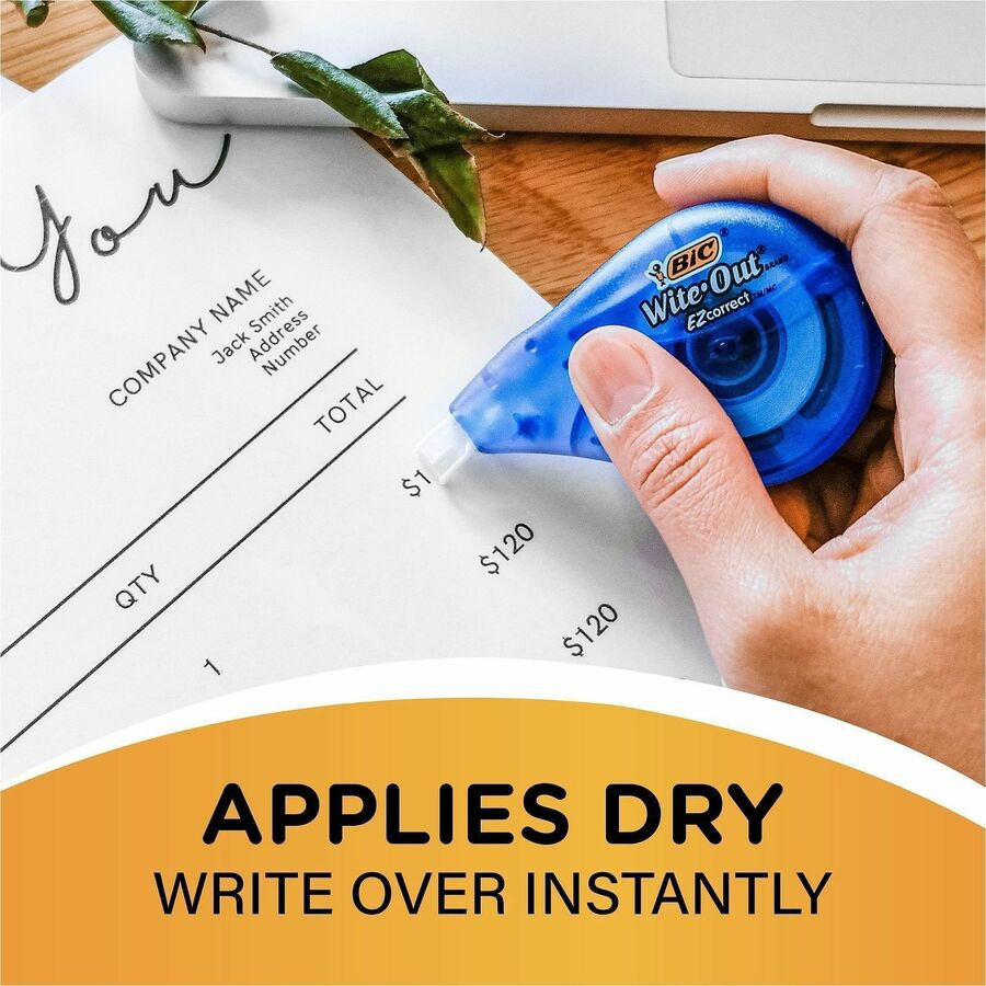 BIC WOTAP10 BIC Wite-Out Brand EZ Correct Correction Tape, 39.3 Feet