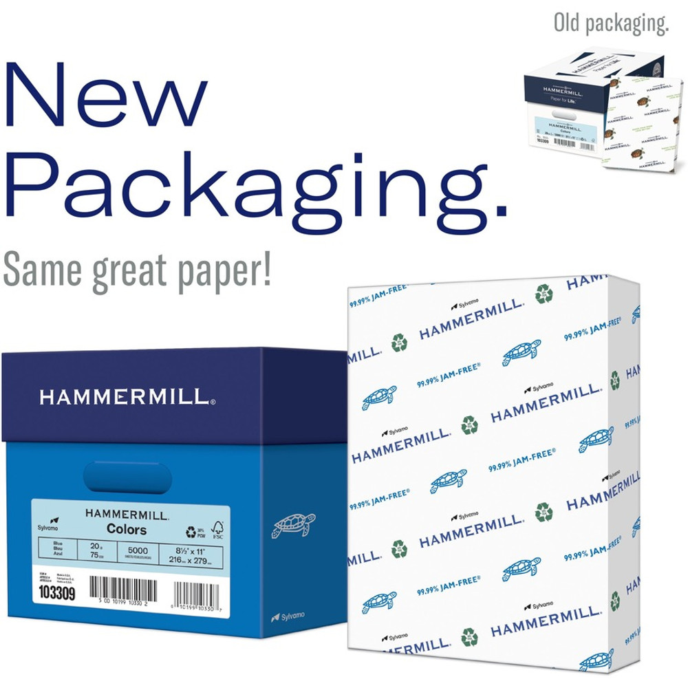 International Paper Company Hammermill 10337-4 Hammermill Colors Recycled Copy Paper - Green