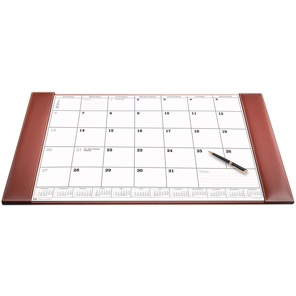 Dacasso Limited, Inc Dacasso P3250 Dacasso Rustic Leather Calendar Desk Pad