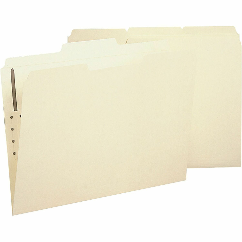 Business Source 17212 Business Source 1/3 Tab Cut Letter Recycled Fastener Folder