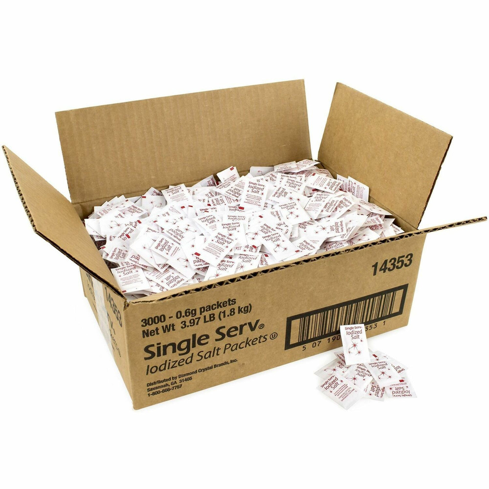 Green Rabbit 20900355 Green Rabbit Single-Serve Iodized Salt Packets