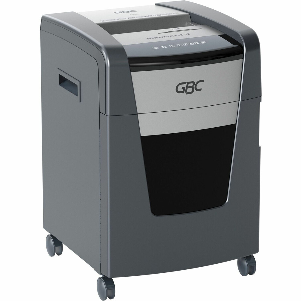 ACCO Brands Corporation GBC WSM177002 GBC Momentum Paper Shredder, X18-12, Micro-Cut, P-4, Anti-Jam, 18 Sheets ACCO Brands Corporation GBC WSM177002 GBC Momentum Paper Shredder, X18-12, Micro-Cut, P-4, Anti-Jam, 18 Sheets