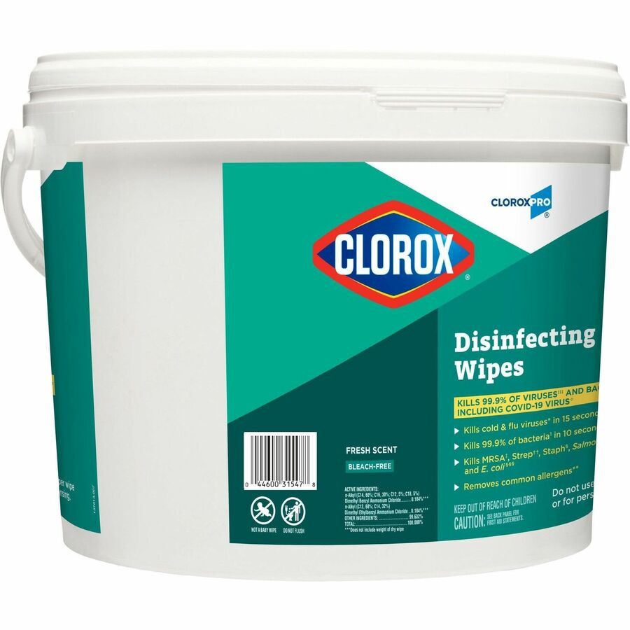 The Clorox Company Clorox 31547PL CloroxPro&trade; Disinfecting Wipes