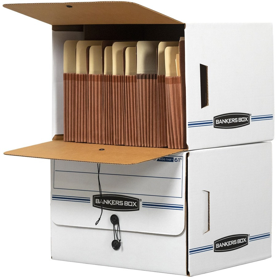 Fellowes, Inc. Bankers Box 00061 Bankers Box Side-Tab File Storage Boxes