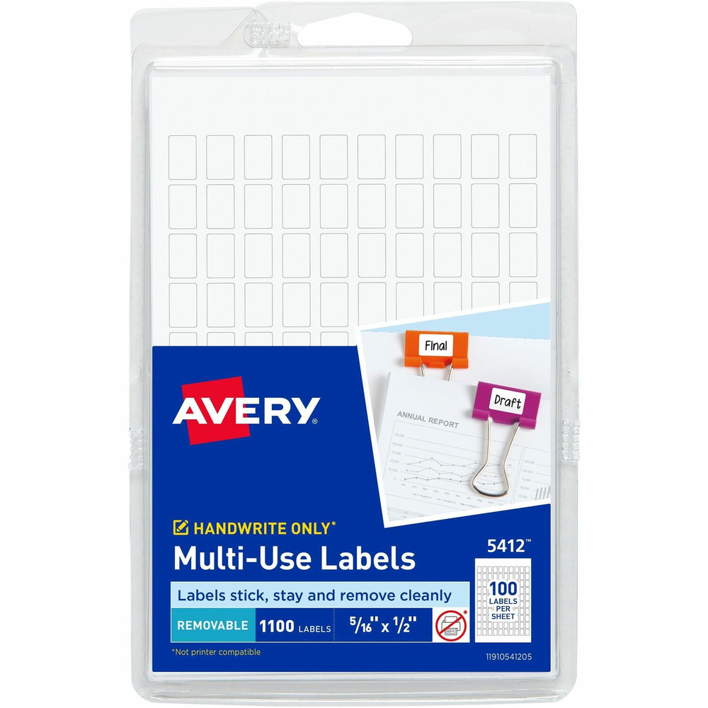 Avery Avery&reg; S508 Avery&reg; Removable ID Labels