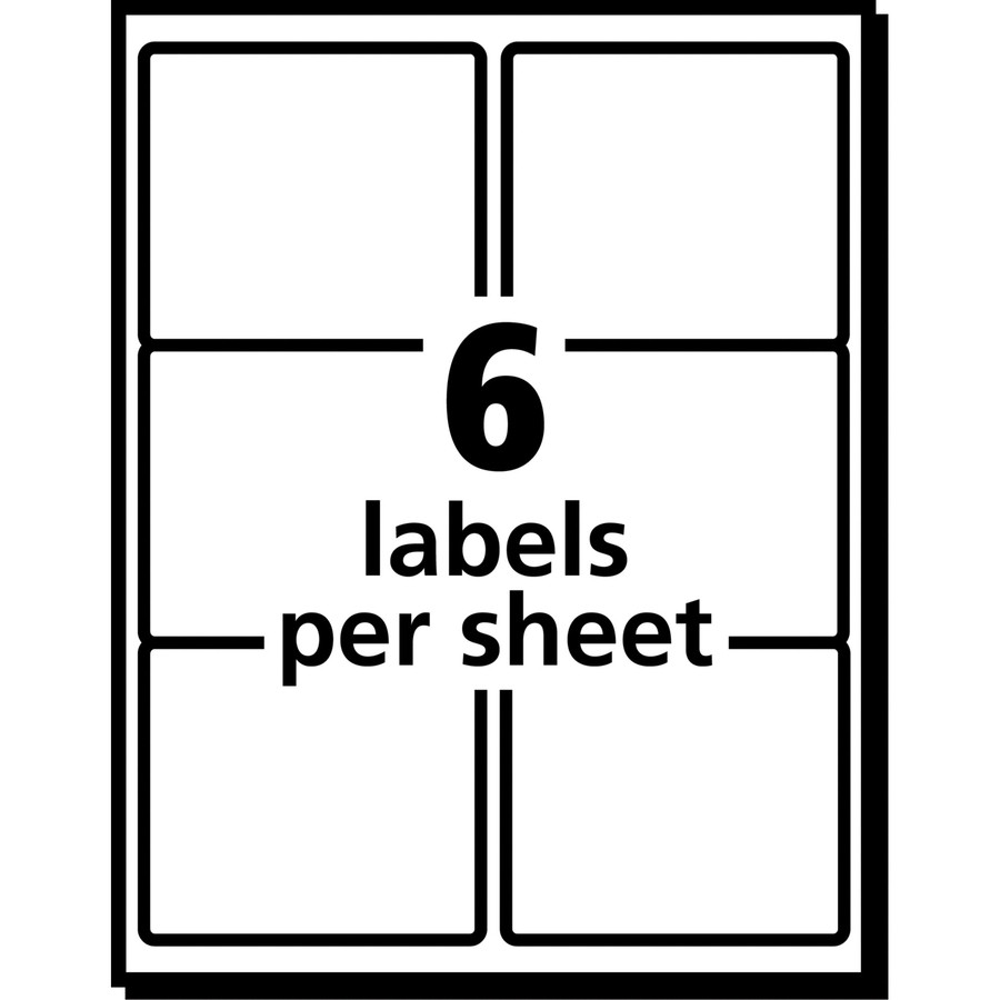Avery Avery&reg; 5264 Avery&reg; Shipping Labels, Sure Feed, 3-1/3" x 4" , 150 White Labels (5264)