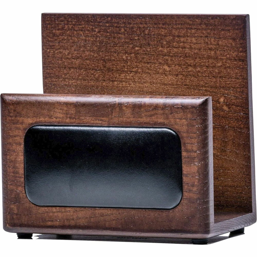 Dacasso Limited, Inc Dacasso A8408 Dacasso Walnut & Leather Letter Holder