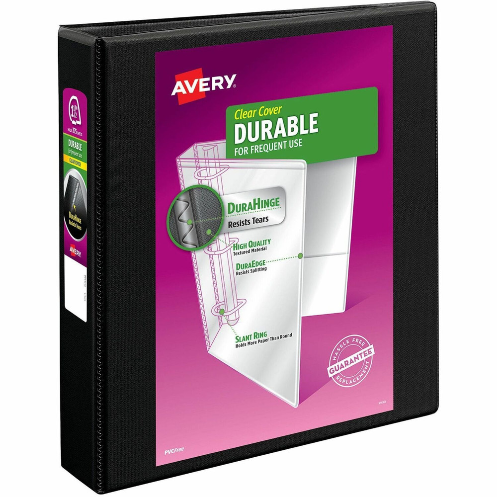 Avery Avery&reg; VS11-15-BK Avery&reg; Durable View Binder - EZD Rings