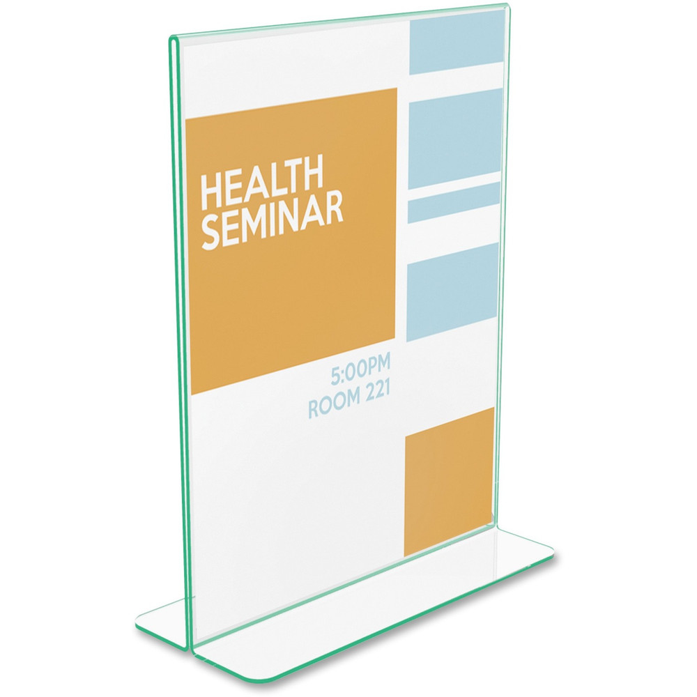 Deflecto, LLC Deflecto 5991790 Deflecto Superior Image Premium Green Edge Sign Holder