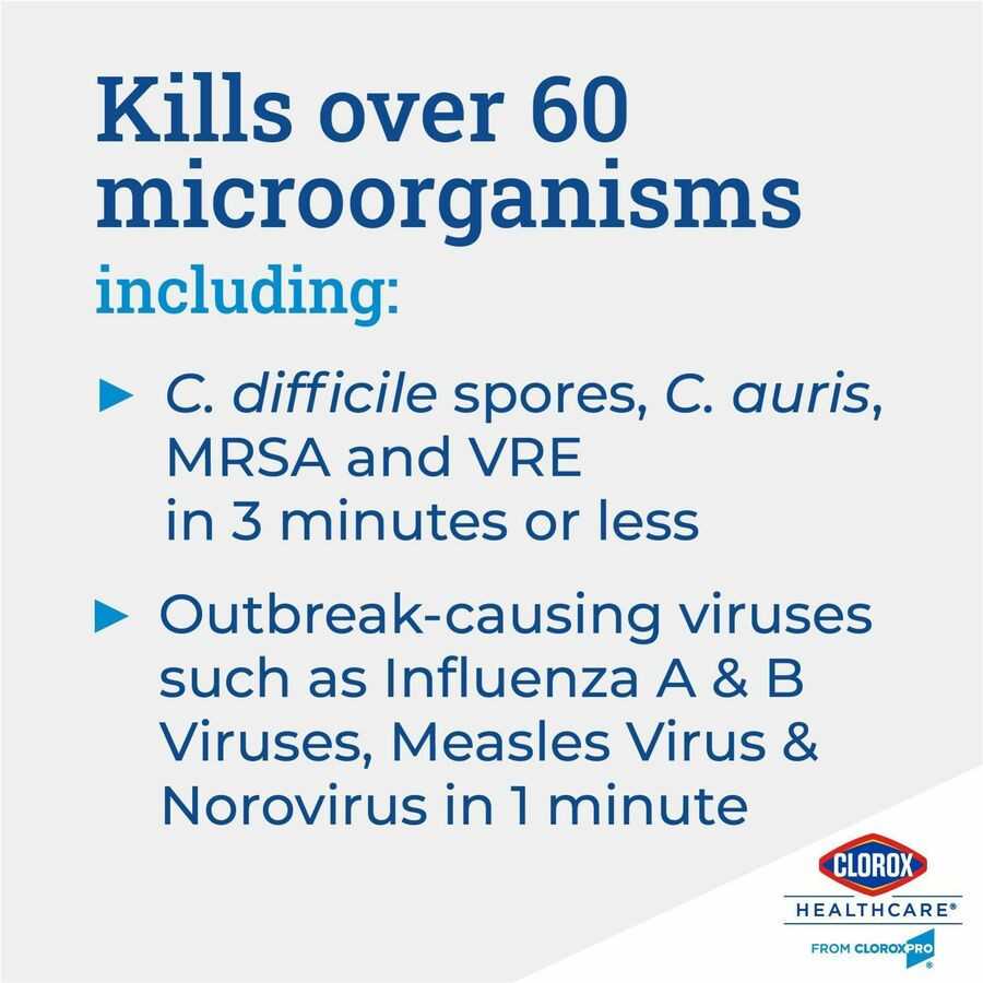 The Clorox Company Clorox 35309 Clorox Healthcare Bleach Germicidal Wipes