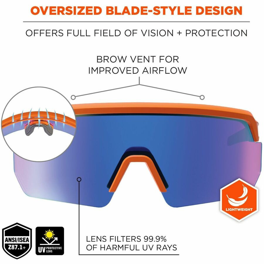 Tenacious Holdings, Inc Ergodyne 55022 Ergodyne Aegir Enhanced Anti-Fog Safety Glasses