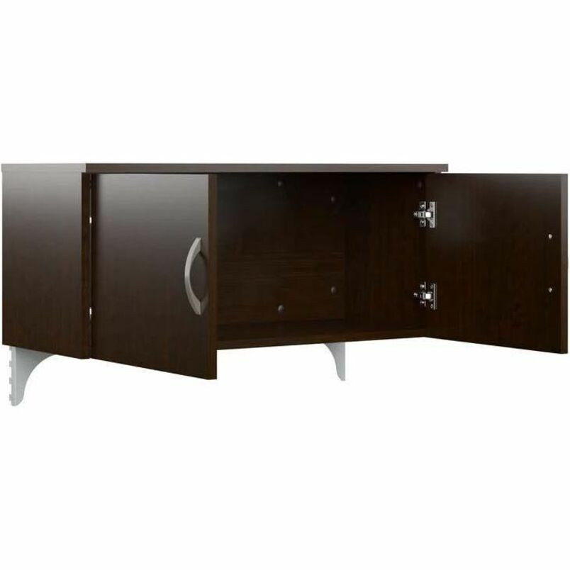 Bush Industries, Inc Bush Business Furniture EODH76SMR-03K Bush Business Furniture Easy Office 60W 4 Person L Shaped Cubicle Desk with Drawers and 66H Panels