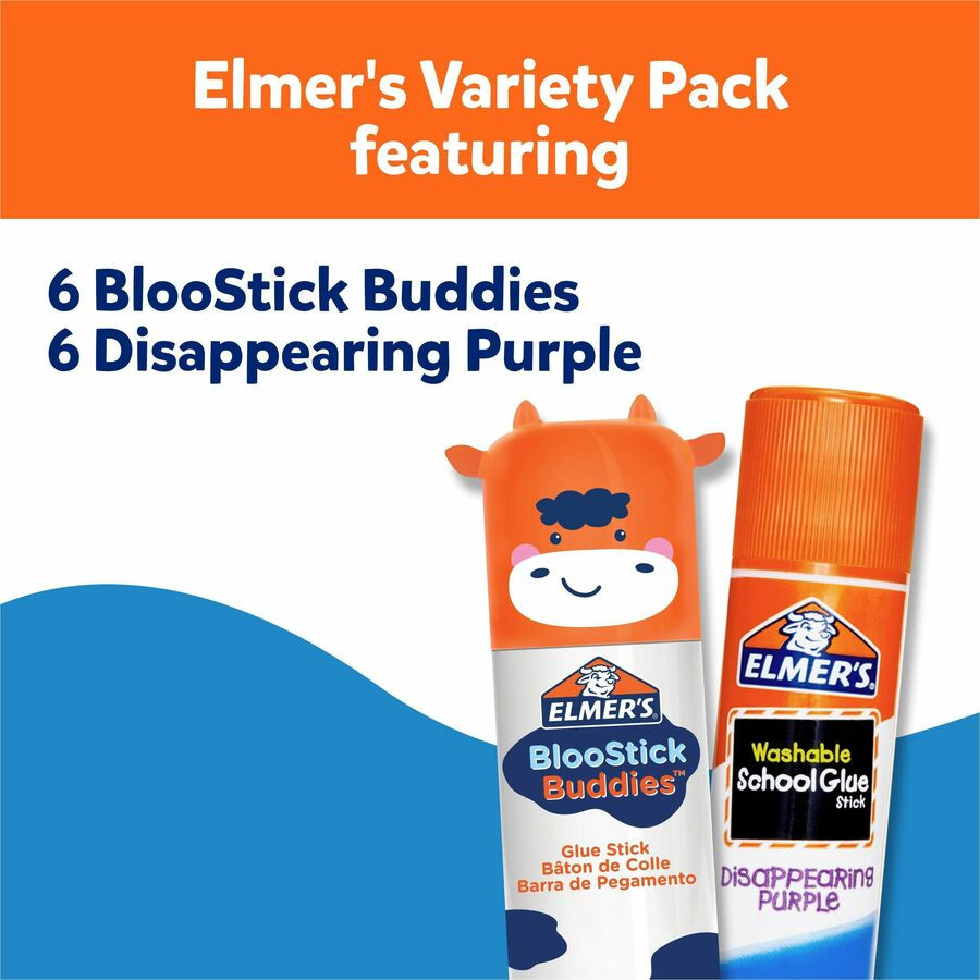 Elmer's Products, Inc Elmer's 2213736 Elmer's Disappearing Color School Glue Sticks