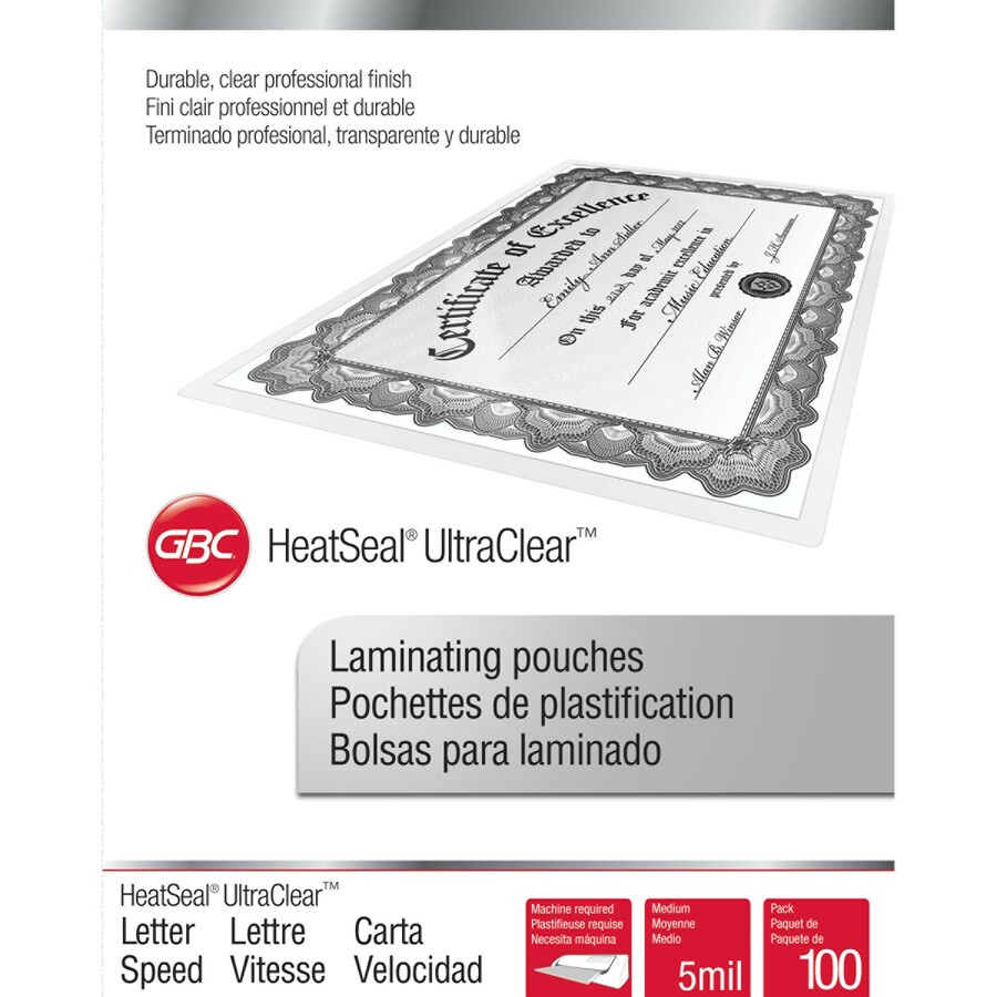 GBC 3200587 GBC UltraClear Thermal Laminating Pouches