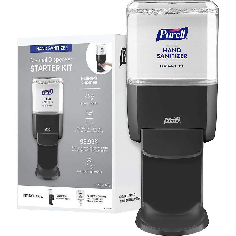 Gojo Industries, Inc Gojo&reg; 50531GFS Gojo&reg; ES4 Push Hand Sanitizer Dispenser Starter Kit