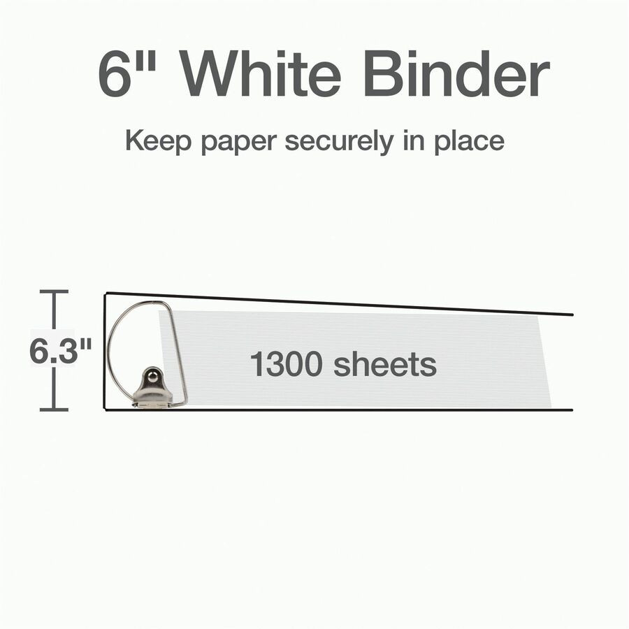 TOPS Products Cardinal 26360 Cardinal Xtralife ClearVue Locking Slant-D Binders