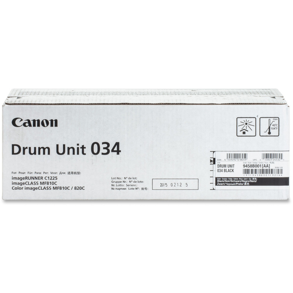 Canon, Inc Canon DRUM034BK Canon DRUM034 Drum Unit