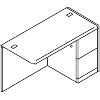 The HON Company HON 10711RNN HON 10700 Series File/File Right Return - 2-Drawer
