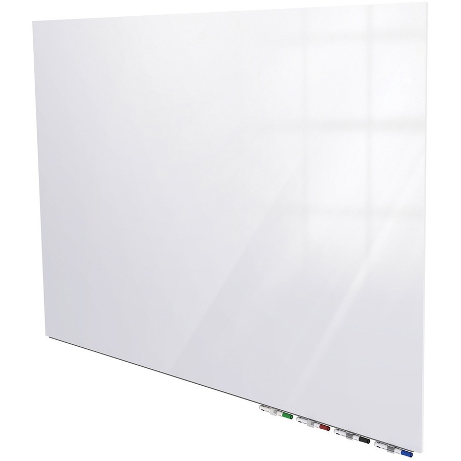 Ghent Manufacturing, Inc Ghent ARIASM45WH Ghent Aria Low Profile Glass Whiteboard