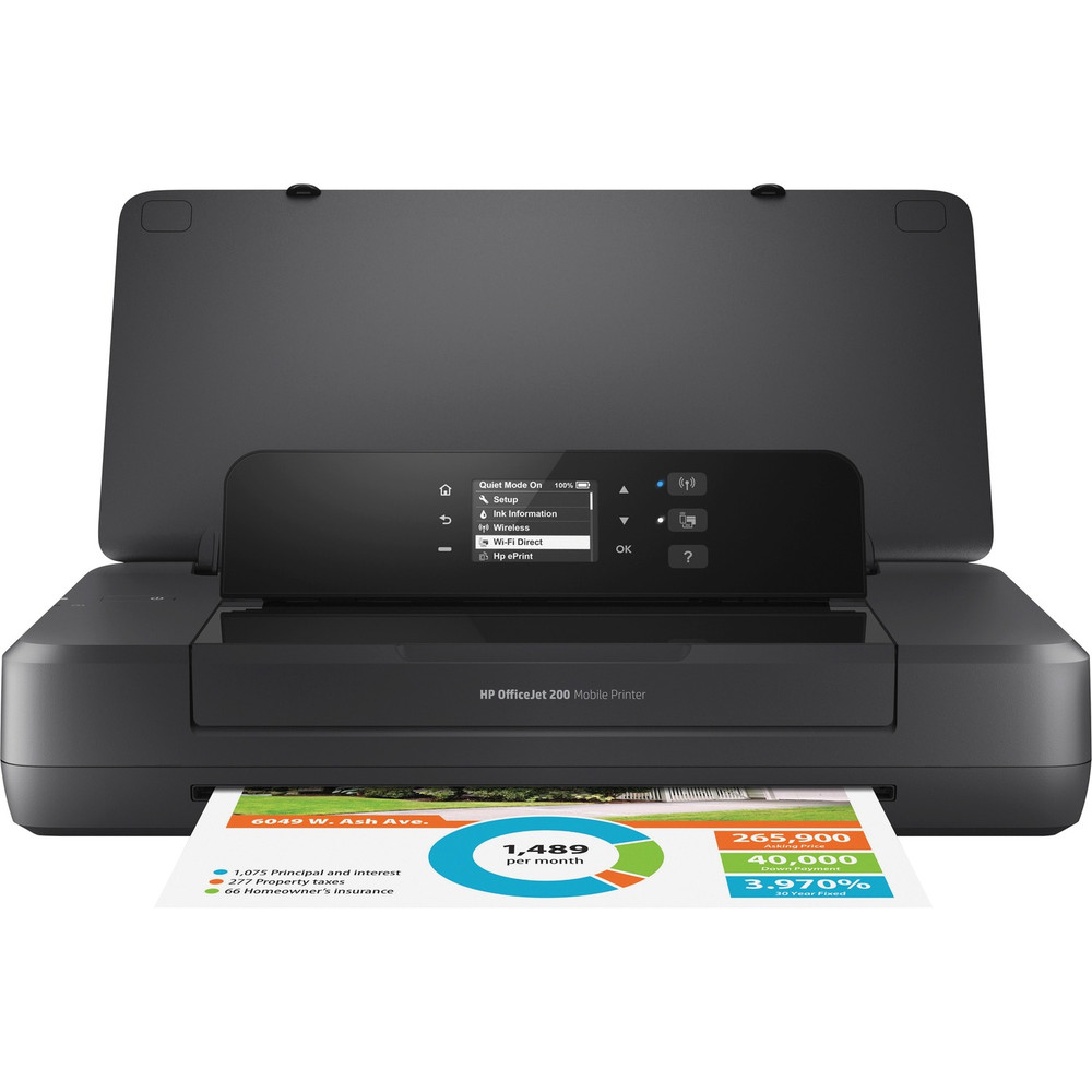 HP Inc. HP CZ993A HP Officejet 200 Portable Inkjet Printer - Color