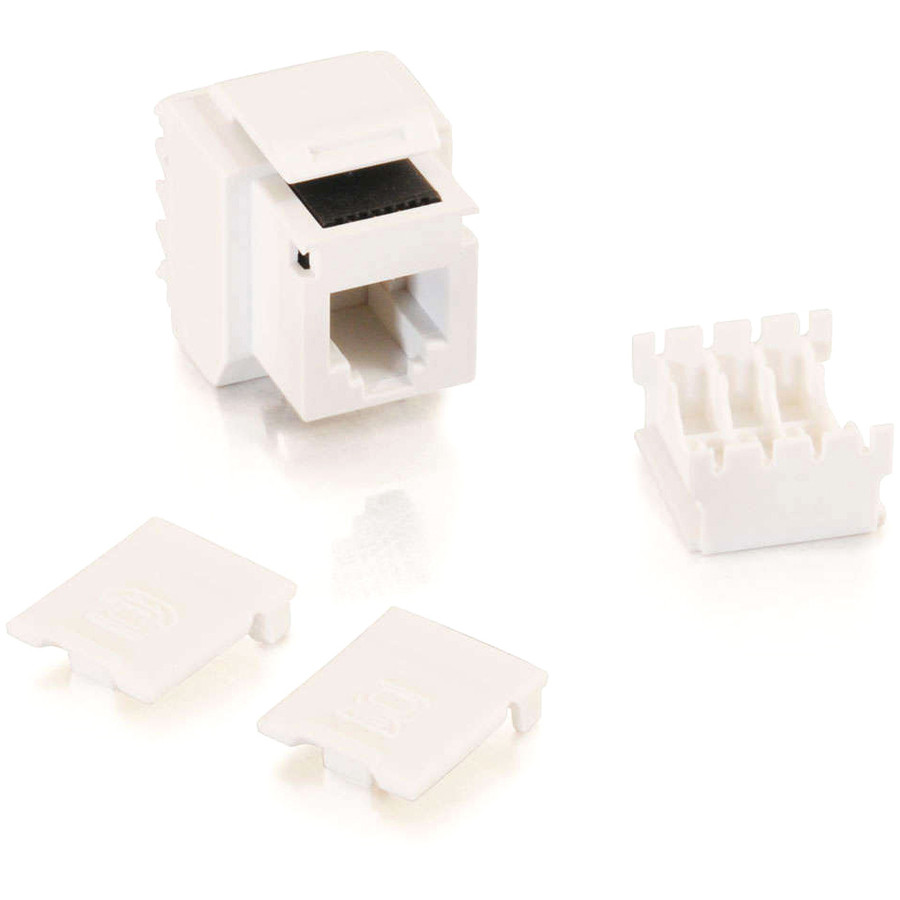 C2G 03801 C2G Cat3 RJ12 Keystone Jack - White