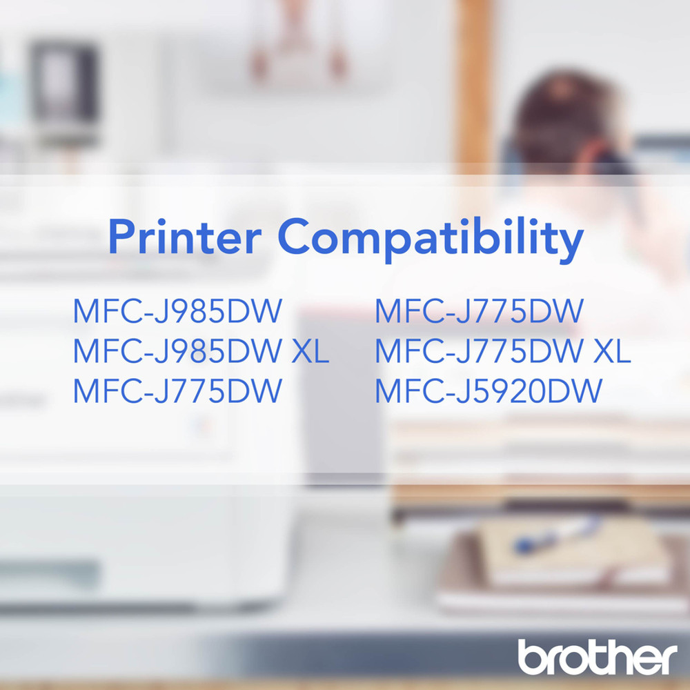 Brother Industries, Ltd Brother LC20EM Brother Genuine LC20EM INKvestment Super High Yield Magenta Ink Cartridge