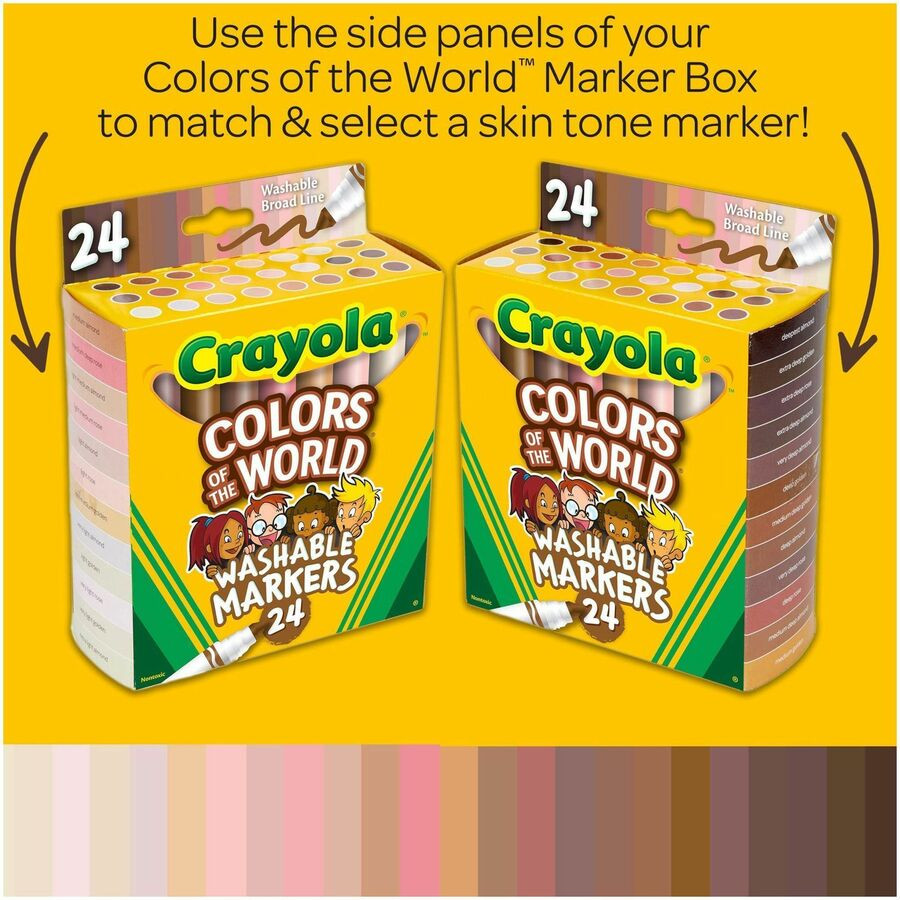 Crayola, LLC Crayola 58-7802 Crayola Colors Of The World Marker