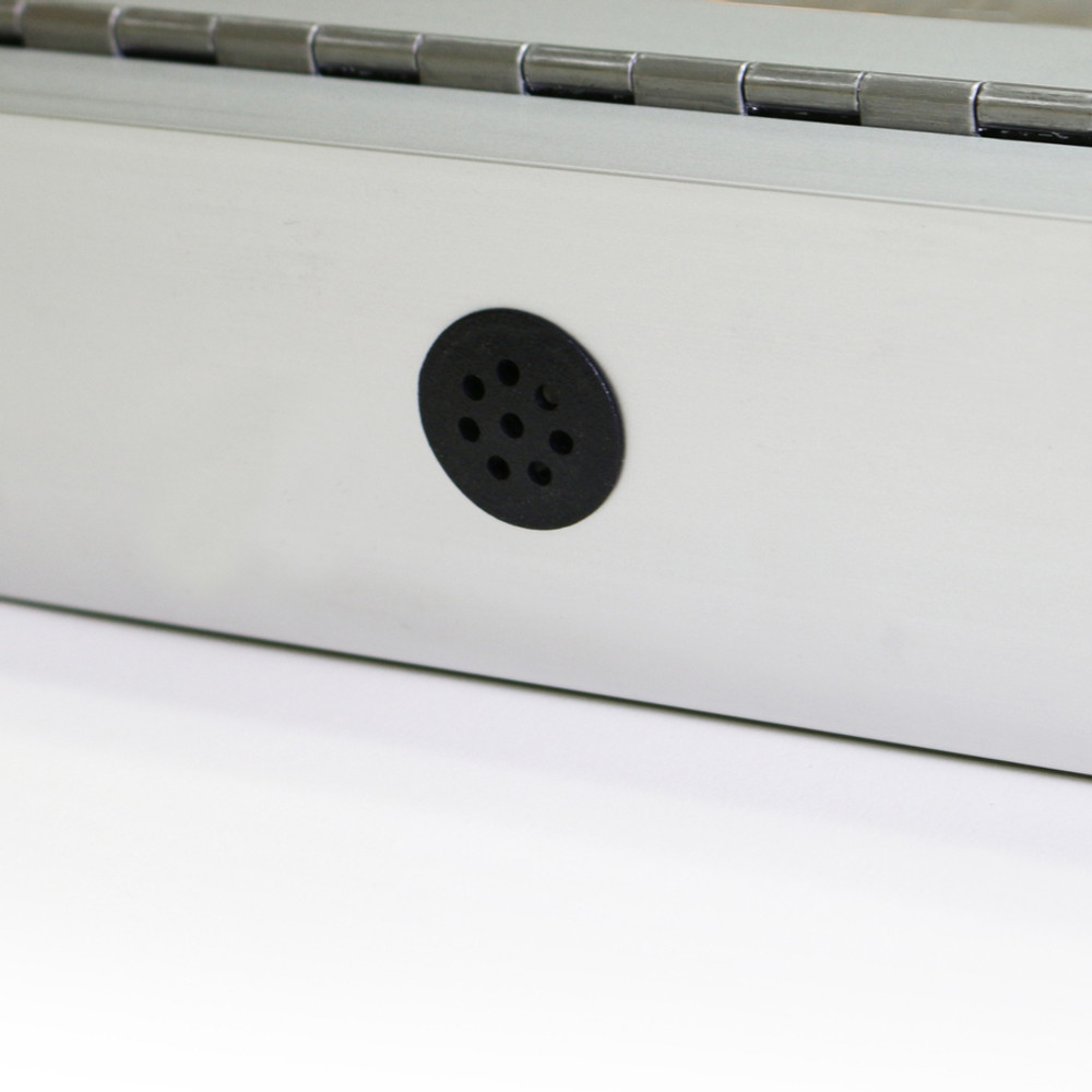 Ghent Manufacturing, Inc Ghent PA12418VX-193 Ghent 1 Door Enclosed Vinyl Bulletin Board with Satin Frame