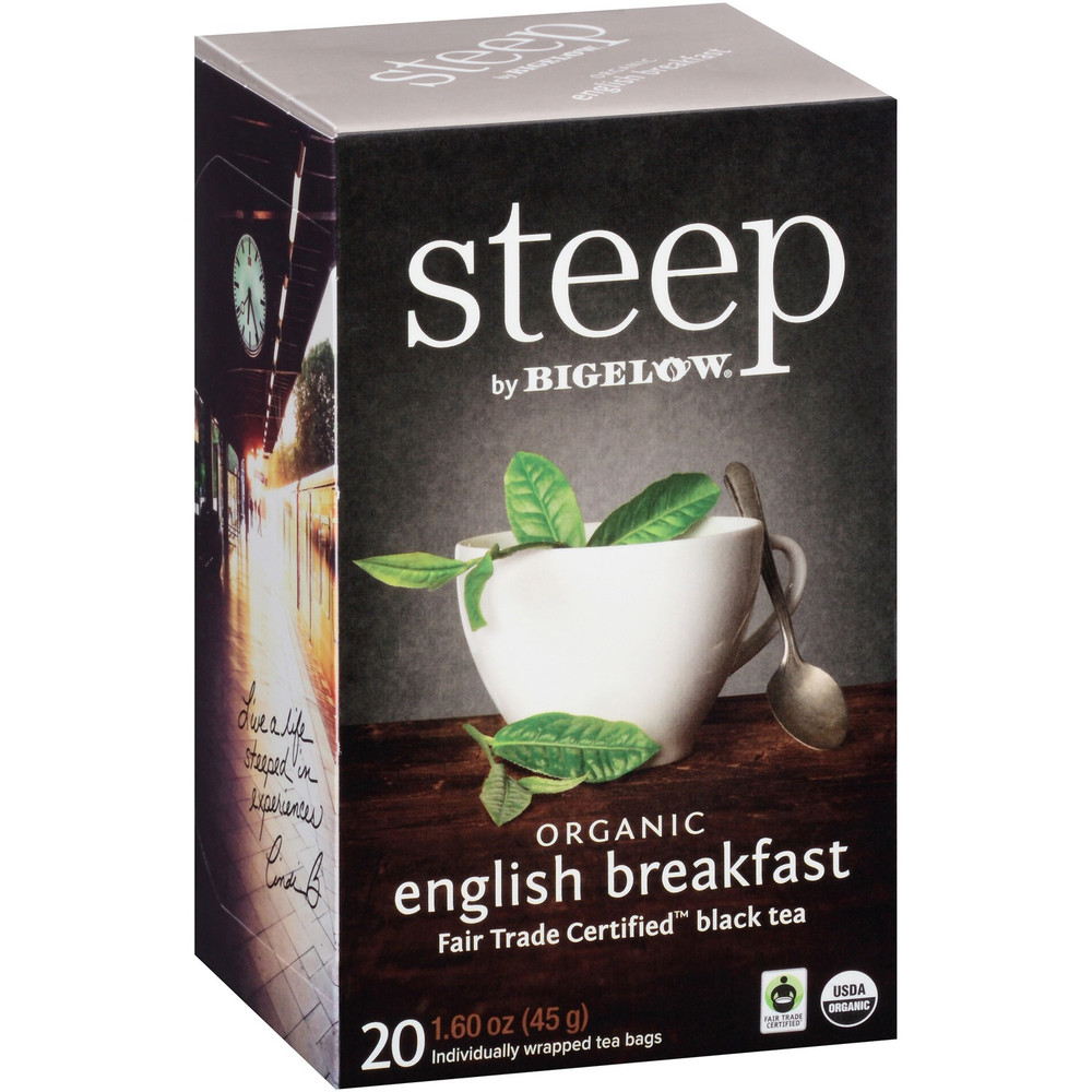 Bigelow Tea Company Bigelow 17701 Bigelow Organic English Breakfast Black Tea Bag