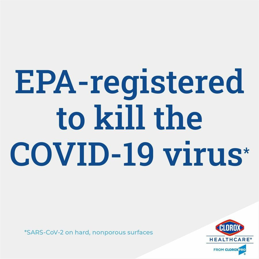 The Clorox Company Clorox Healthcare 31424PL Clorox Healthcare Bleach Germicidal Wipes