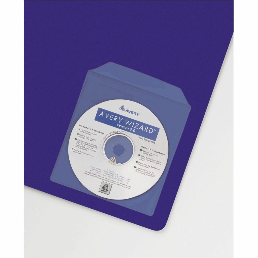Avery Avery&reg; 73721 Avery&reg; Vinyl Self-Adhesive Media/CD/DVD Pockets