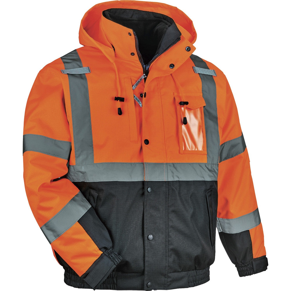 Tenacious Holdings, Inc GloWear 25584 GloWear 8381 Hi-Vis 4-in-1 Bomber Jacket Type R Class 3
