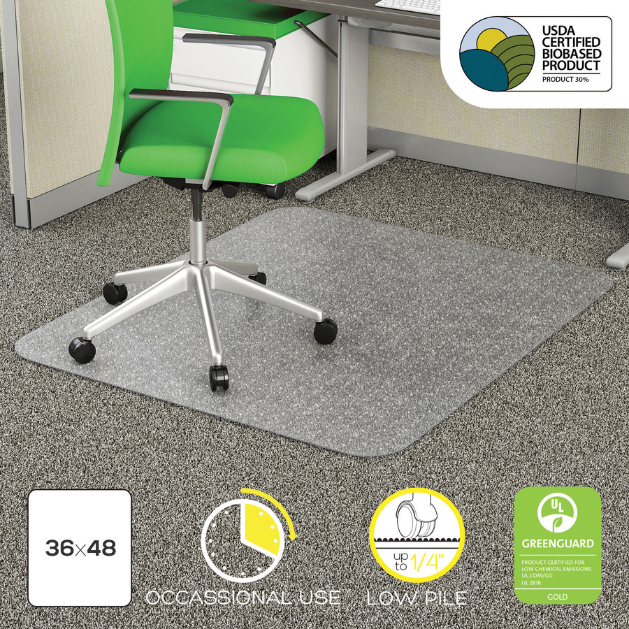 Deflecto, LLC Deflecto CM11142PB Deflecto EconoMat Chair Mat