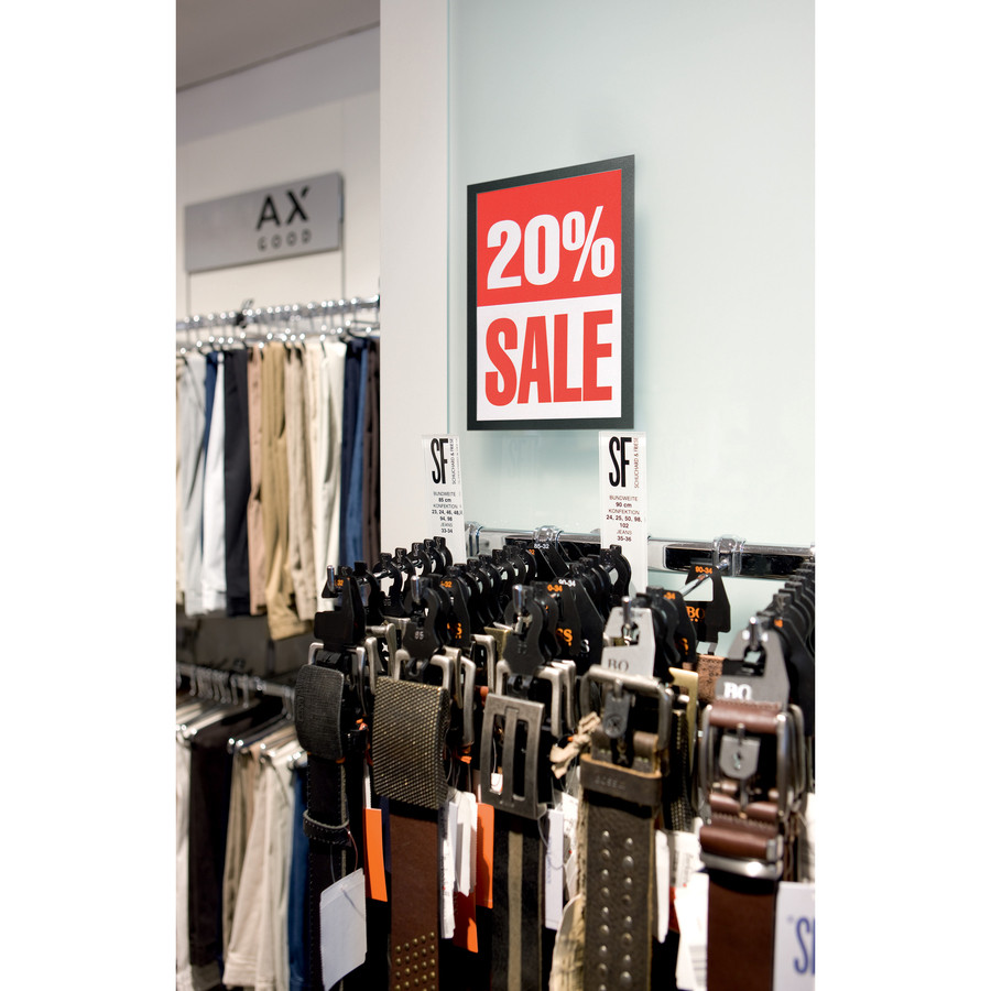 Durable Office Products Corp. DURABLE 476801 DURABLE&reg; DURAFRAME&reg; Self-Adhesive Magnetic Letter Sign Holder