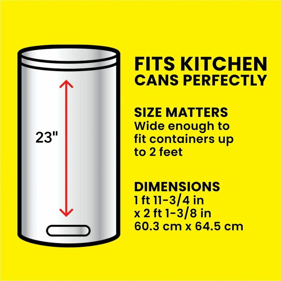 The Clorox Company Glad 78361CT Glad ForceFlex Tall Kitchen Drawstring Trash Bags