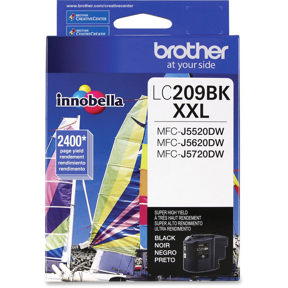 Brother Industries, Ltd Brother LC209BK Brother Genuine LC209BK Super High Yield Black Ink Cartridge
